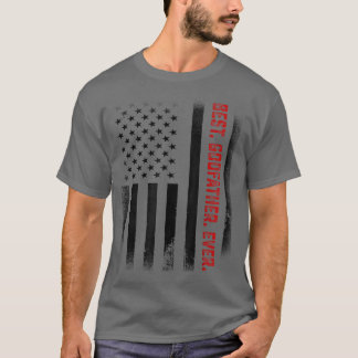 Camiseta Mens Fathers Day Gift For Papa  Best Godfather Eve