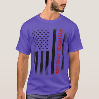 Camiseta Mens Fathers Day Gift Tee  Best Freakin Poppy Ever
