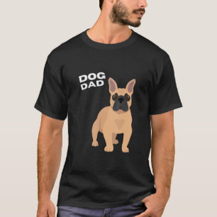 Camiseta Mens Fawn French Buldogue Dog Pai