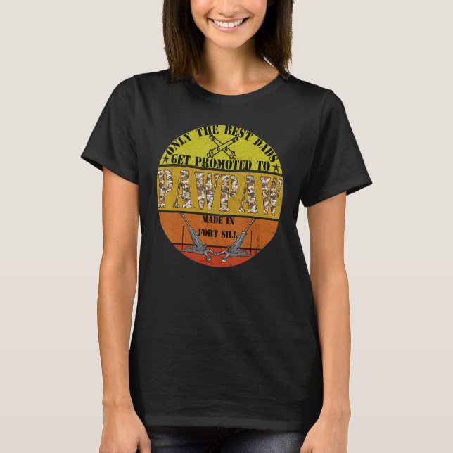 Camiseta Mens Feitos Em Forte Sill Grumpy Velho Campo Veter (Frente)