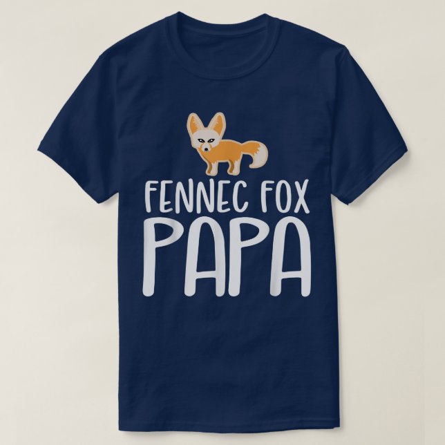 Camiseta Mens Fennec Fo Papa (Frente do Design)