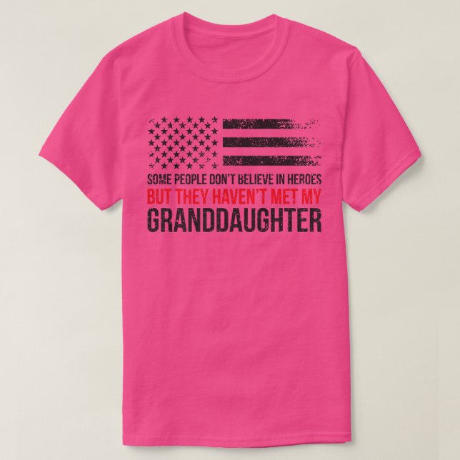 Camiseta Mens Firewoman Grandfather Of A Firefighter Grandp (Frente do Design)