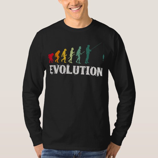 Camiseta Mens Fisher Evolution Pescador (Frente)