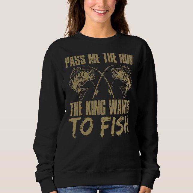 Camiseta Mens Fisher Passa-Me O Rod Que O Rei Quer (Frente)