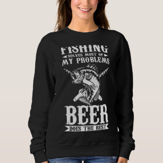 Camiseta Mens Fisher Pesca Resolve A Maioria Dos Meus Probl