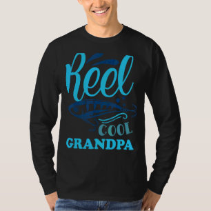 Camiseta Mens Fisheries Reel Legal Grandpa Pais Pescadores