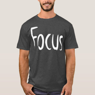 Camiseta Mens FOCUS Gym Malhação Workout Bodybuilding Motiv