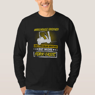 Camiseta Mens Fork Tastic Brother Warehouse Operate