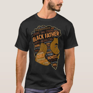 Camiseta Mens Fortes Padre Negro Rei Africano Historiador N