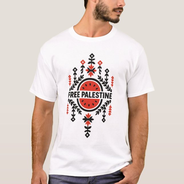 Camiseta Men's Free Palestine (Frente)