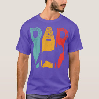 Camiseta Mens French Bulddog pet owner RETRO PAI ART 