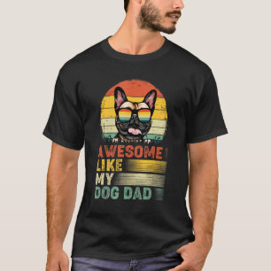 Camiseta Mens French Buldogue Vintage Incrível Como Meu Cão
