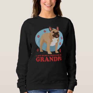 Camiseta Mens French Bulldog Avô Dog Proprietário do Bulld