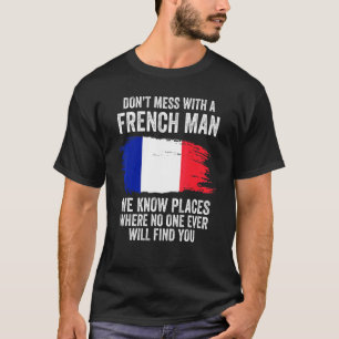 Camiseta Mens French Flag França