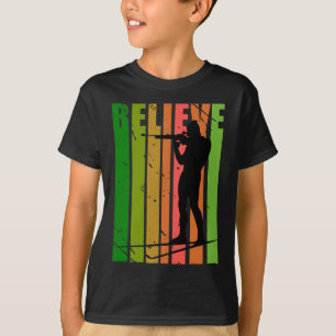 Camiseta Mens Funky Mens Atirando Armas Biatlo - Espírito