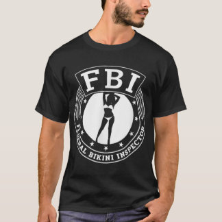 Camiseta Mens Funny Beach - Inspetor Federal Bikini