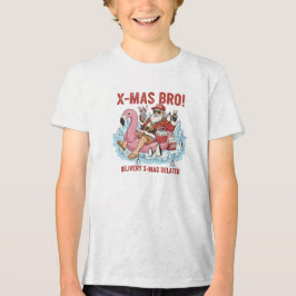 Camiseta Men's Funny Bro Santa Delivery Delayed Full Zip Ho