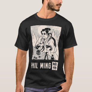 Camiseta Mens Funny Japonês Filmador Phil Ming