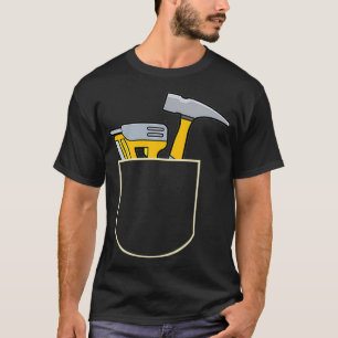 Camiseta Mens Funny Roofer Nail Gun No Telhado De Presente