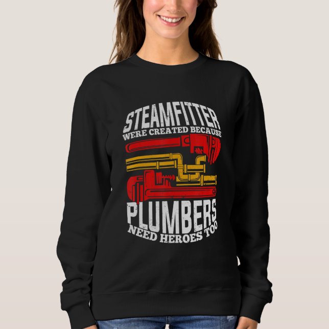 Camiseta Mens Funny Steamfitter Pipefitter (Frente)