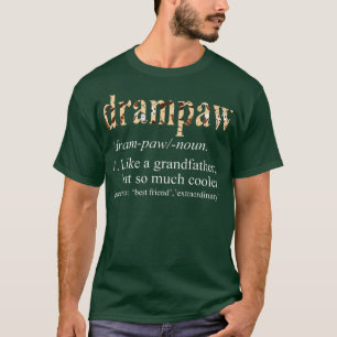 Camiseta Mens Funny Tie Die Cool Drampaw Like a Grandfather