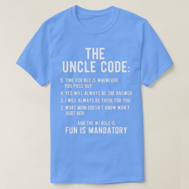 Camiseta Mens Funny Uncle Gifts From Niece Nephew The Uncle (Frente do Design)