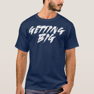 Camiseta Mens ganhando Malhação de ginástica grande 