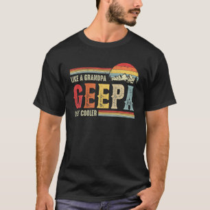 Camiseta Mens Geepa Como Um Vovô Só Mais Frio Para O Fung