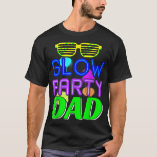 Camiseta Mens Glow Party Dad Bday Party Birthday Father