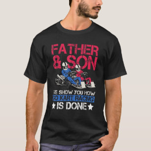 Camiseta Mens Go Kart Racing Para Um Pai Go Kart Racer