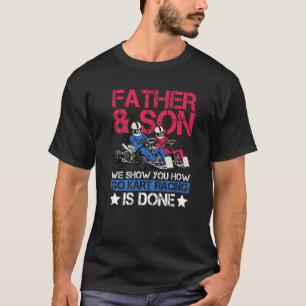 Camiseta Mens Go Kart Racing Para Um Pai Go Kart Racer