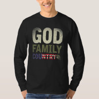 Mens God Family Country 4 De Julho Patriótico Vend