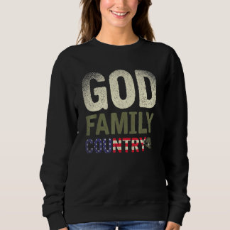 Camiseta Mens God Family Country 4 De Julho Patriótico Vend