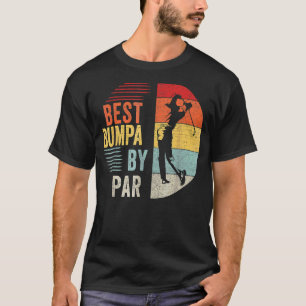 Camiseta Mens Golf Best Bumpa Do Par Vovô Golfer Padre