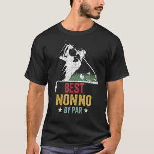 Camiseta Mens Golf Melhor Não Por Par Avô Golfer Pai