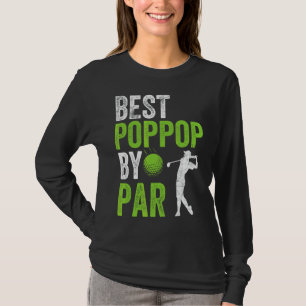 Camiseta Mens Golf Melhor Pop De Par Vovô Golfer Pai