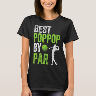 Camiseta Mens Golf Melhor Pop De Par Vovô Golfer Pai