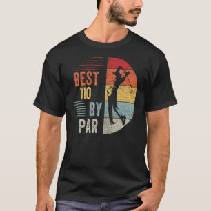 Camiseta Mens Golf Melhor Tio por Par Pai Golfer Da Padre