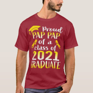 Camiseta Mens Graduation Class Family Proud Pap Pap Of A