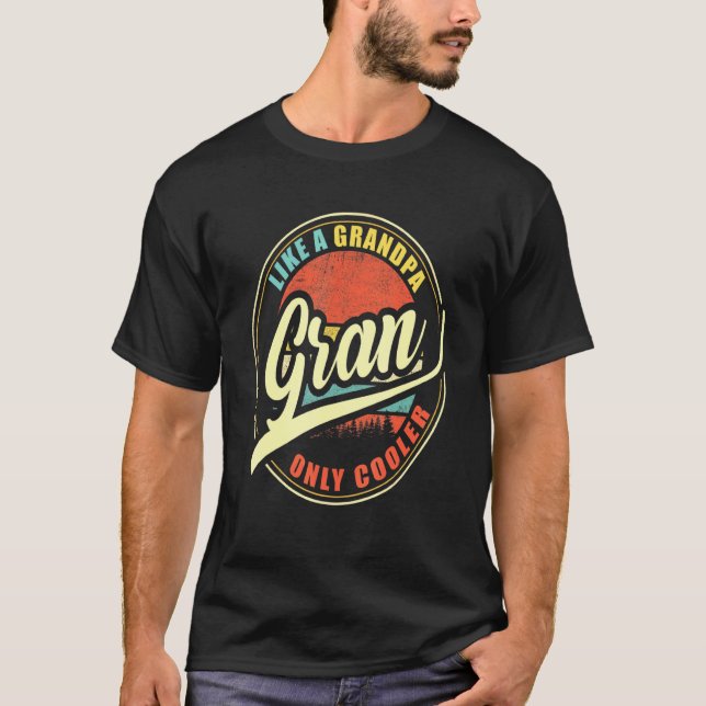 Camiseta Mens Gran Como Um Avô Só Mais Frio (Frente)