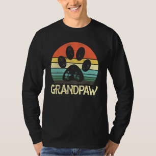 Camiseta Mens Grand Paw Vovô Vovô Cão Pai Puppy Fath