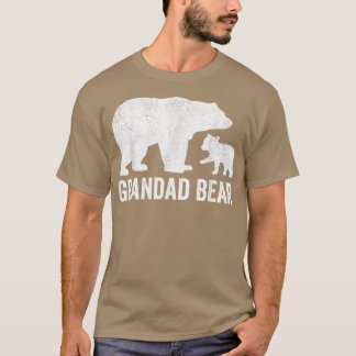 Camiseta Mens Grandad Bear Dia de os pais Shirts, Cub Cub K