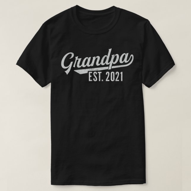 Camiseta Mens Grandpa Est (Frente do Design)