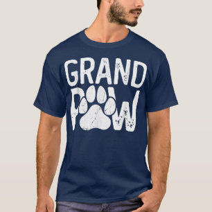 Camiseta Mens Grandpaw Dog Grandpa Família Dia de os pais G