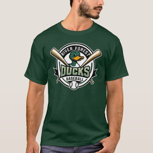 Camiseta Mens Green Duck  (Frente)