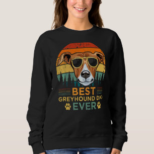 Camiseta Mens Greyhound Dog Vintage Melhor Gordura de Pai G