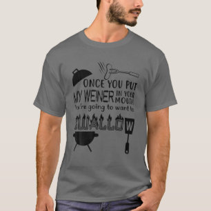 Camiseta Mens Grill Pais, Quente Cão Engraçado Engraçado En