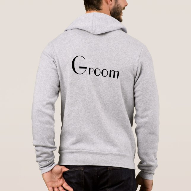 Camiseta Mens Groom Hoodie (Verso)