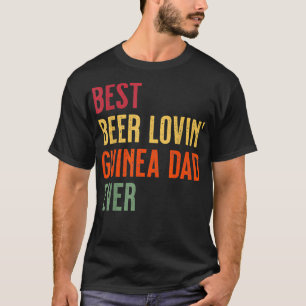 Camiseta Mens Guiné Pig Best Beer Love Guiné Pig pai e