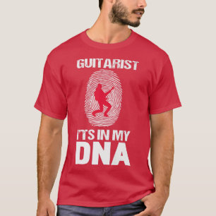 Camiseta Mens Guitarista É Meu DNA Engraçado Treinador De V